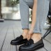 CH002 CST Loafer Pelle Erkek Ayakkabı SIYAH