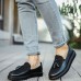 CH002 CST Loafer Pelle Erkek Ayakkabı SIYAH