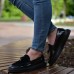 CH002 RST Loafer Verniciata Erkek Ayakkabı SIYAH