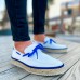 CH311 Espadril Erkek Ayakkabı BEYAZ / SAX MAVI