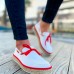CH311 Espadril Erkek Ayakkabı BEYAZ/KIRMIZI
