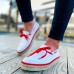 CH311 Espadril Erkek Ayakkabı BEYAZ/KIRMIZI