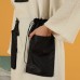 Petek Kumaş Garnili Oversize Kadın Sweat-Ekru