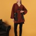 Petek Kumaş Garnili Oversize Kadın Sweat-Kahve