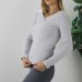 Ön Arka V yaka Kaşkorse Body Gri - 210845