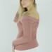 Ön Arka V yaka Kaşkorse Body Gülkurusu - 210845