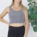 Beli Lastikli Crop Gri - Lks2907.022