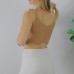 Örme Kolsuz Bayan Triko Vizon - 106471
