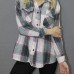 Oversize Ekose Gömlek Yeşil - 4686.140